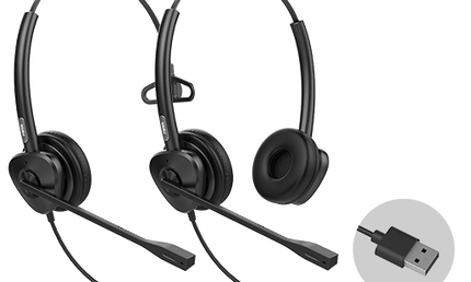 Casque filaire USB HT301-U/HT302-U