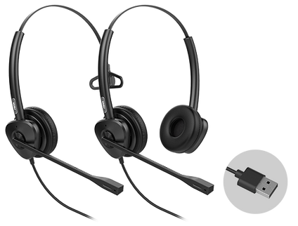 Casque filaire USB HT301-U/HT302-U