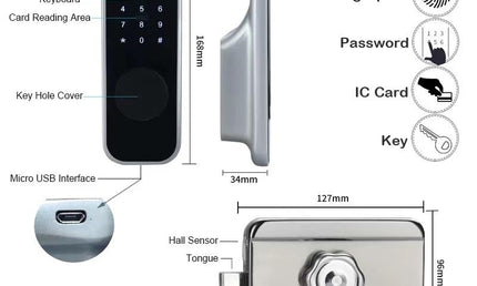 Serrure Smart SN-S812-3