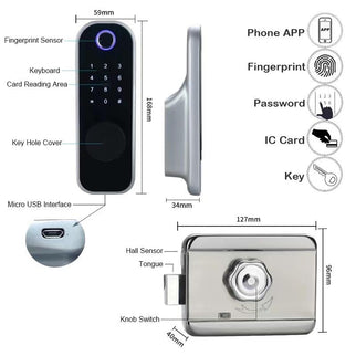 Serrure Smart SN-S812-3