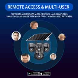 Caméra solaire V380 pro