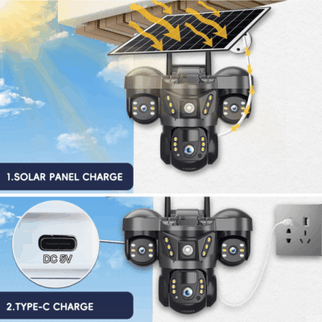 Caméra solaire V380 pro