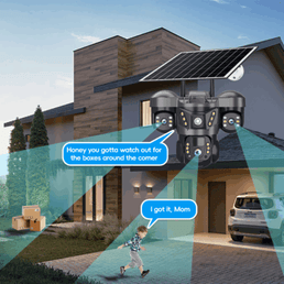 Caméra solaire V380 pro