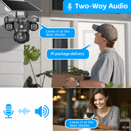 Caméra solaire V380 pro