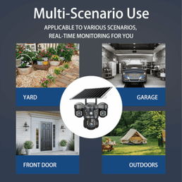 Caméra solaire V380 pro