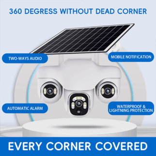 Caméra solaire V380 pro Blanc