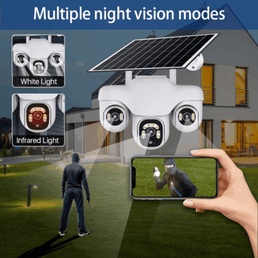 Caméra solaire V380 pro Blanc