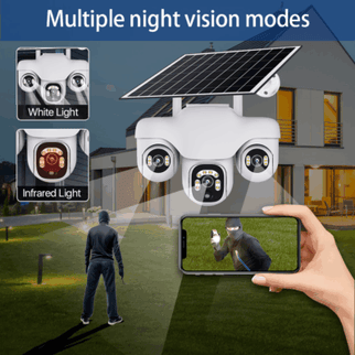 Caméra solaire V380 pro Blanc