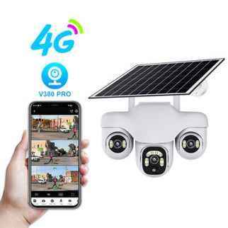 Caméra solaire V380 pro Blanc