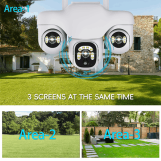 Caméra solaire V380 pro Blanc