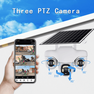 Caméra solaire V380 pro Blanc