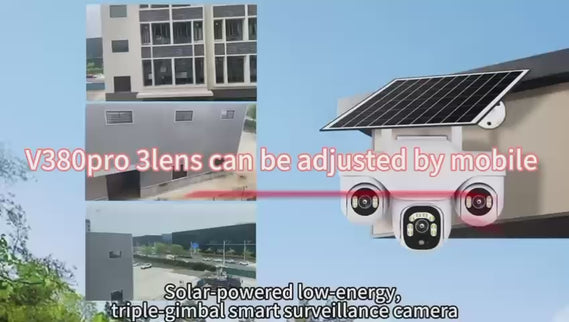 Caméra solaire V380 pro Blanc
